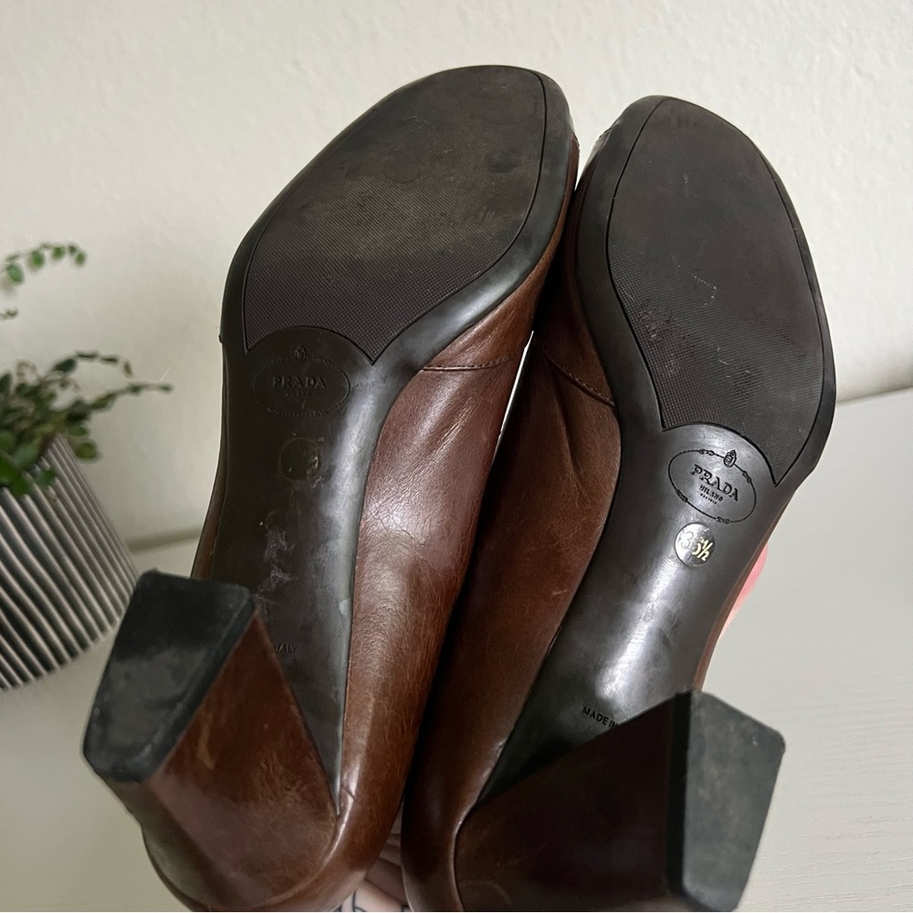 Prada | Calfskin Leather Buckle Pumps - Picture 9 of 9